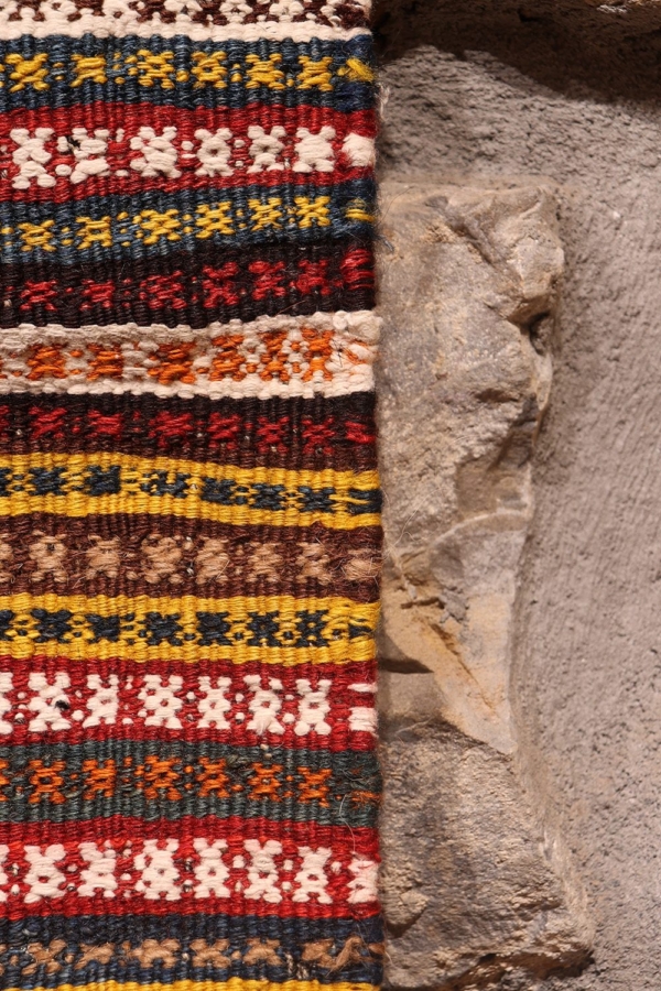 Semi-antique Bakhtiari kilim from Iran. 63x38 cms - Image 5