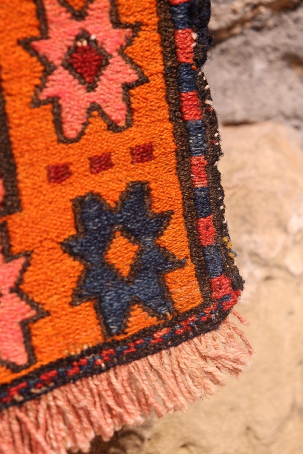 Kilim semi antiguo Kurdo, Irán. 51x49 cms - Imagen 5