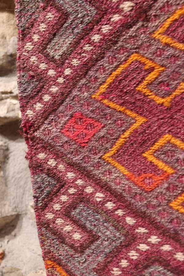 Kilim vintage Kurdo, Irán. 52x59 cms - Imagen 5