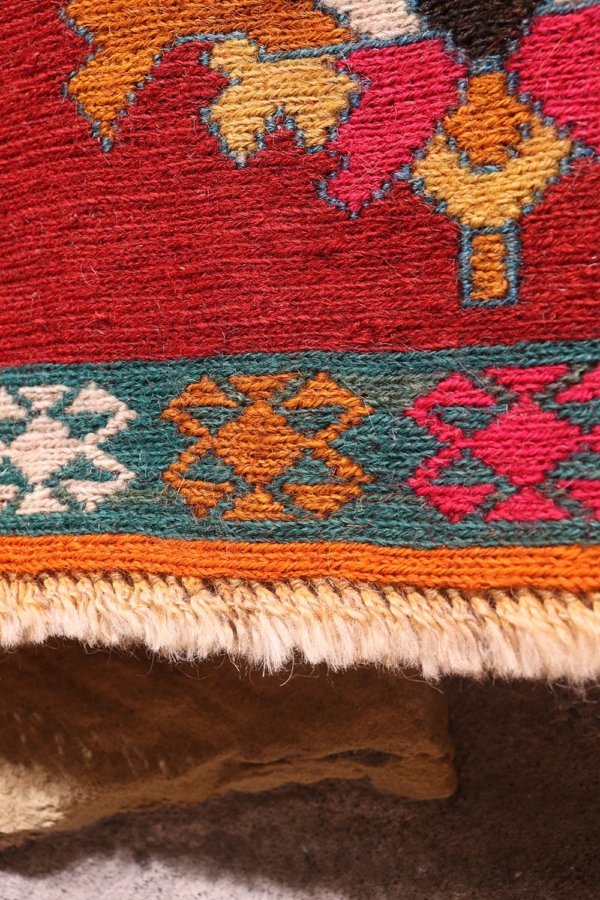 Vintage Qashqai kilim from Iran. 78x36 cms - Image 5