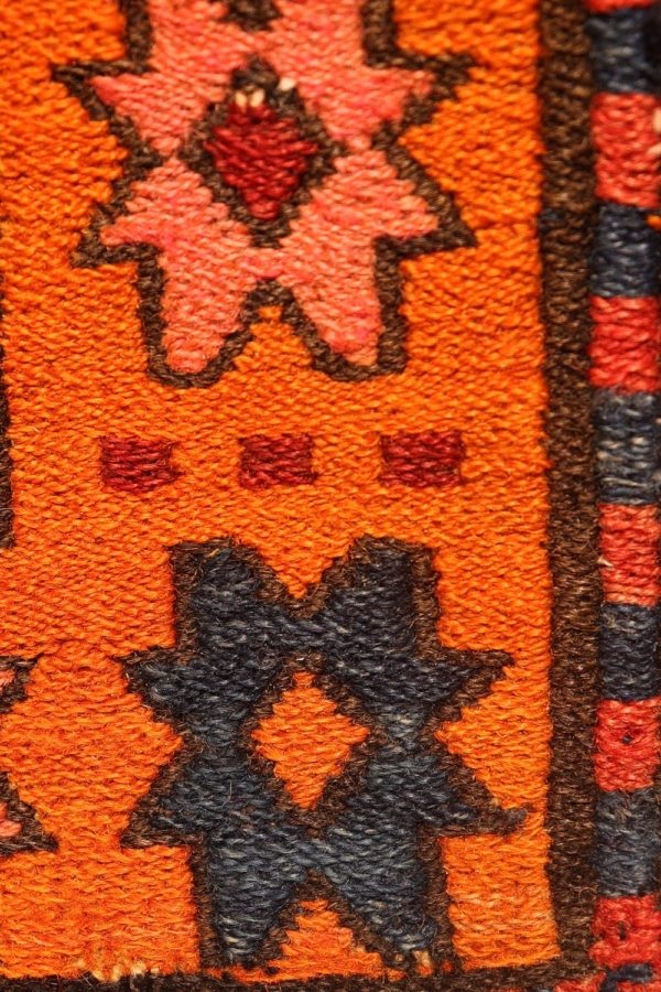 Kilim semi antiguo Kurdo, Irán. 51x49 cms - Imagen 6