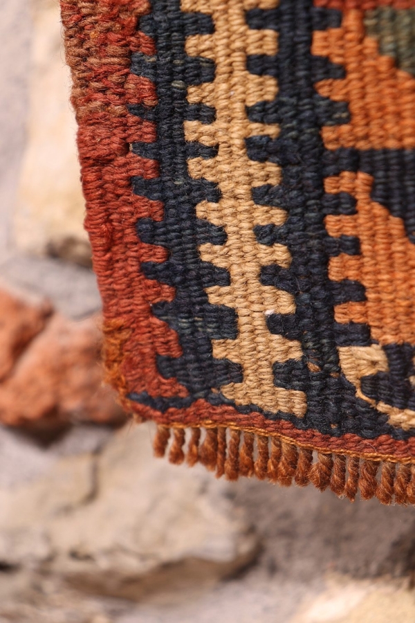 Kilim antiguo kurdo de Bidjar, Irán. 45x31 cms - Imagen 5