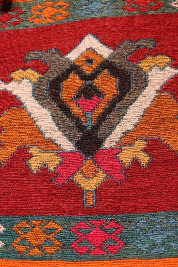 Vintage Qashqai kilim from Iran. 78x36 cms - Image 4