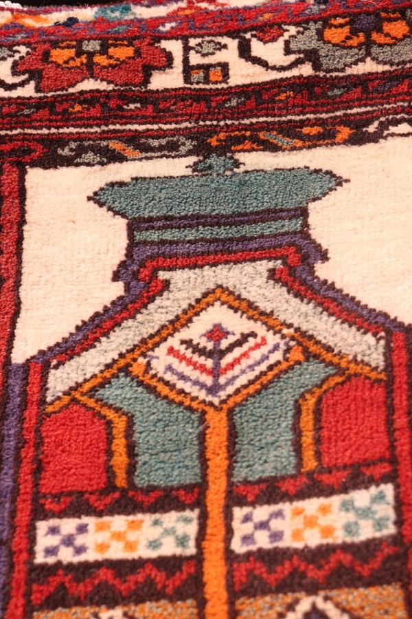 Alfombra de oración vintage Baluch, Irán. 59x72 cms - Imagen 7