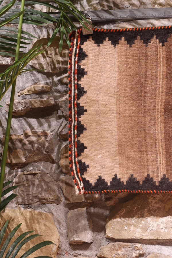 Vintage Qashqai Shia prayer kilim from Iran. 67x52 cms - Image 6