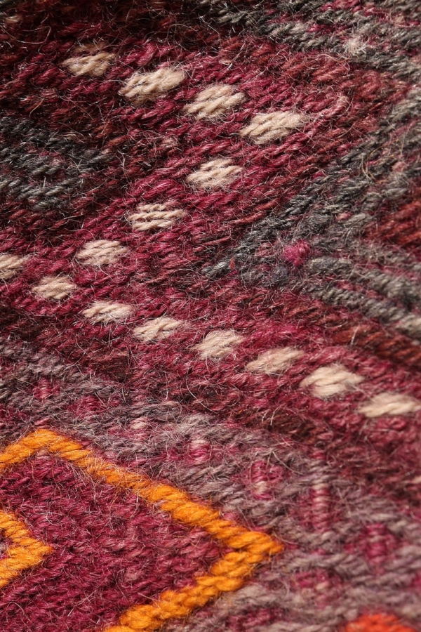 Vintage Kurdish kilim from Iran. 55x56 cms - Image 6