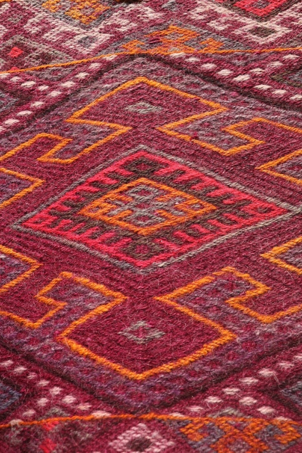 Vintage Kurdish kilim from Iran. 48x64 cms - Image 7
