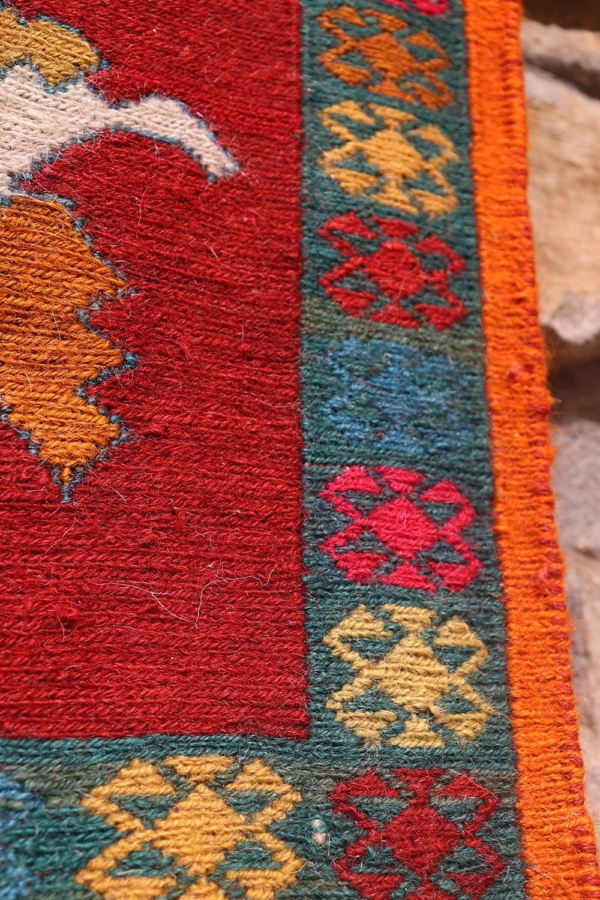 Vintage Qashqai kilim from Iran. 78x36 cms - Image 3