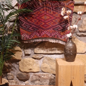 Kilim vintage kurdo, Irán. 48x64 cms