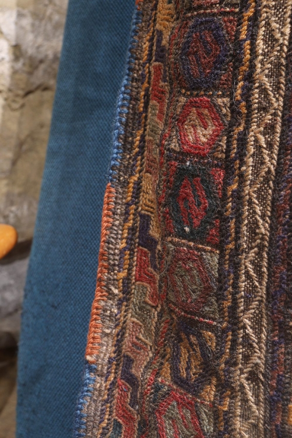 Semi-antique Baluch saddlebag or khorjin from Iran. 103x45 cms - Image 7