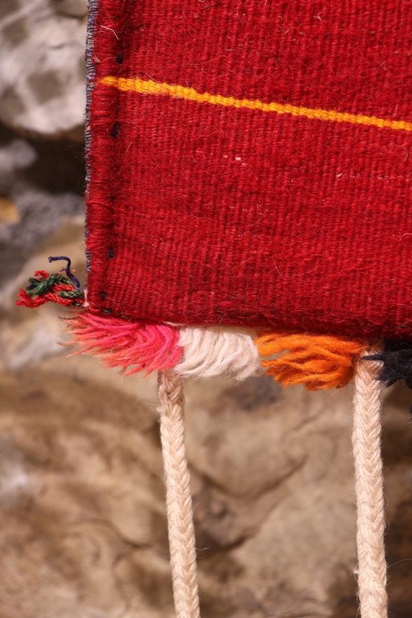 Bolso o chantah vintage Kashkuli, Irán. 34x32 cms - Imagen 8