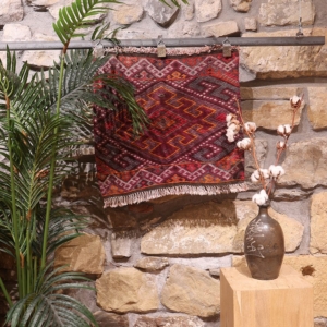 Vintage Kurdish kilim from Iran. 52x59 cms
