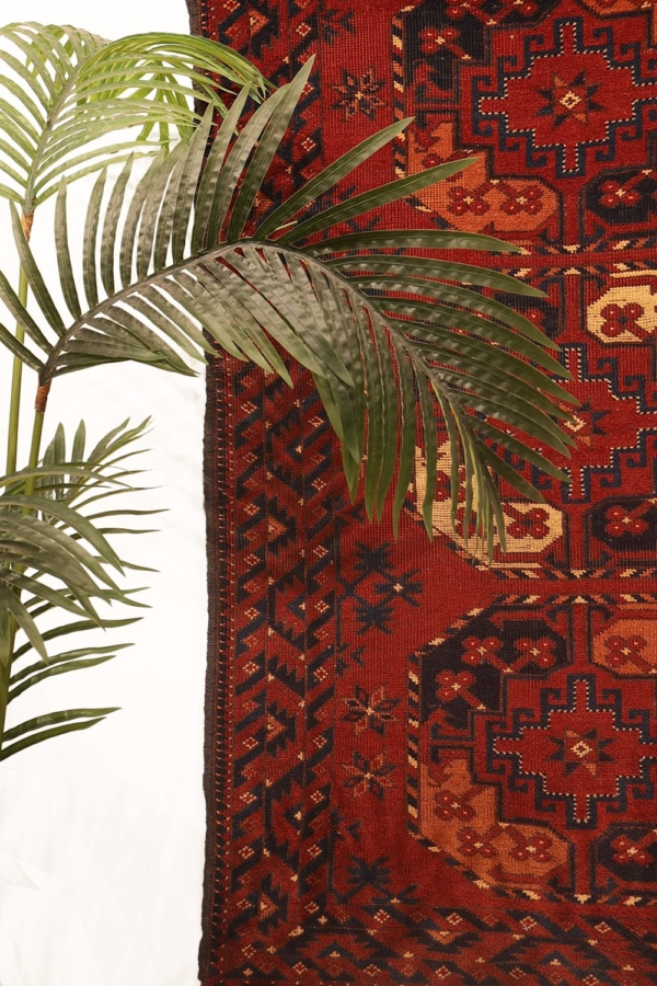 Alfombra antigua Ersari, Turkmenistán. 128x87 cms - Imagen 8