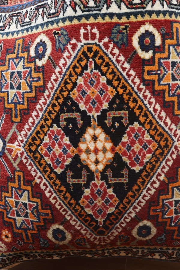 Semi-antique Qashqai saddlebag or khorjin from Iran. 110x52 cms - Image 11
