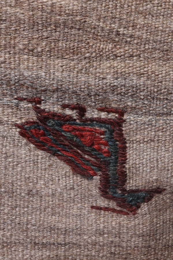 Antique Qashqai saltbag or namakdan from Iran. 72x72 cms - Image 10