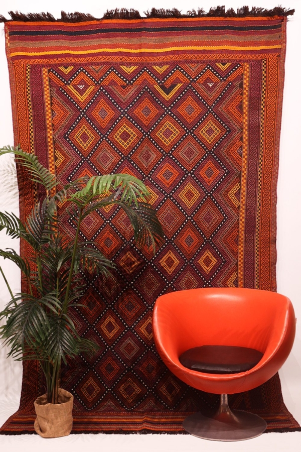 Semi-antique Mushwani Baluch from Afghanistan. 259x102 cms