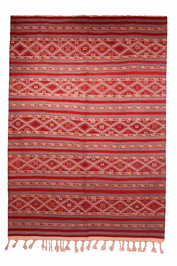 Semi-antique Bergama kilim from Turkey. 255x183 cms - Image 7