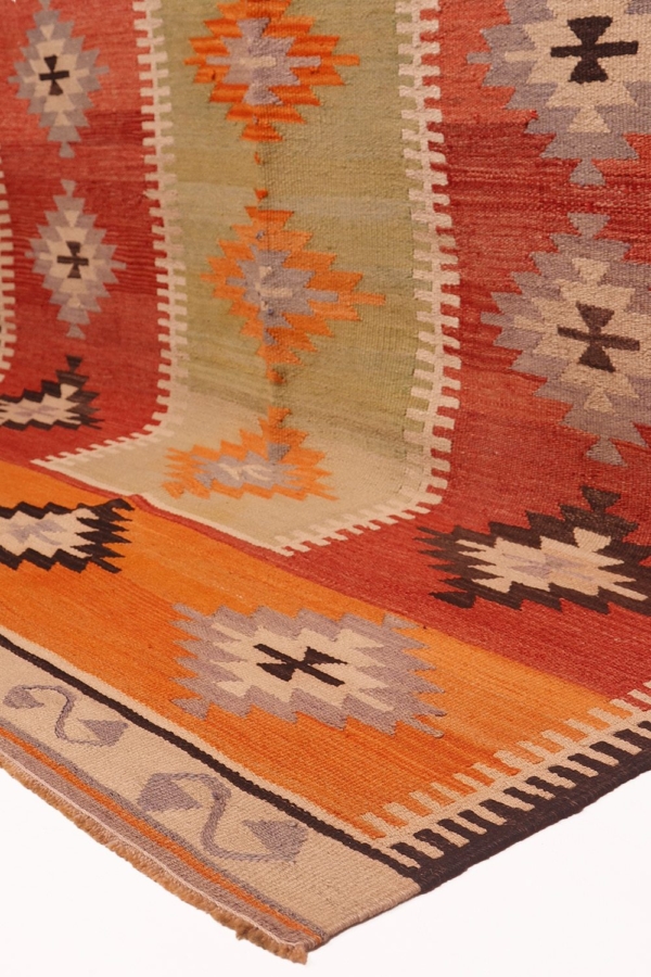 Vintage Koprubasi kilim from Turkey. 261x153 cms - Image 9