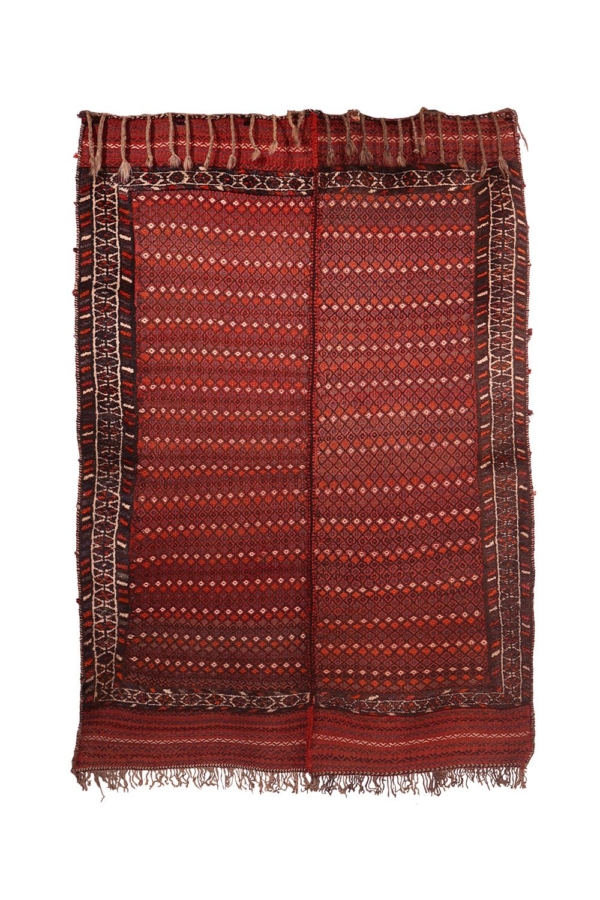 Kilim shiraki semi antiguo árabe, Irán. 240x150 cms - Imagen 2