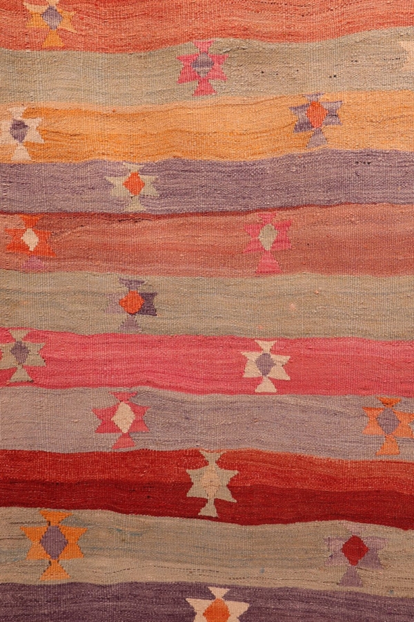 Kilim semi antiguo de Elmali, Turquía. 258x171 cms - Imagen 4