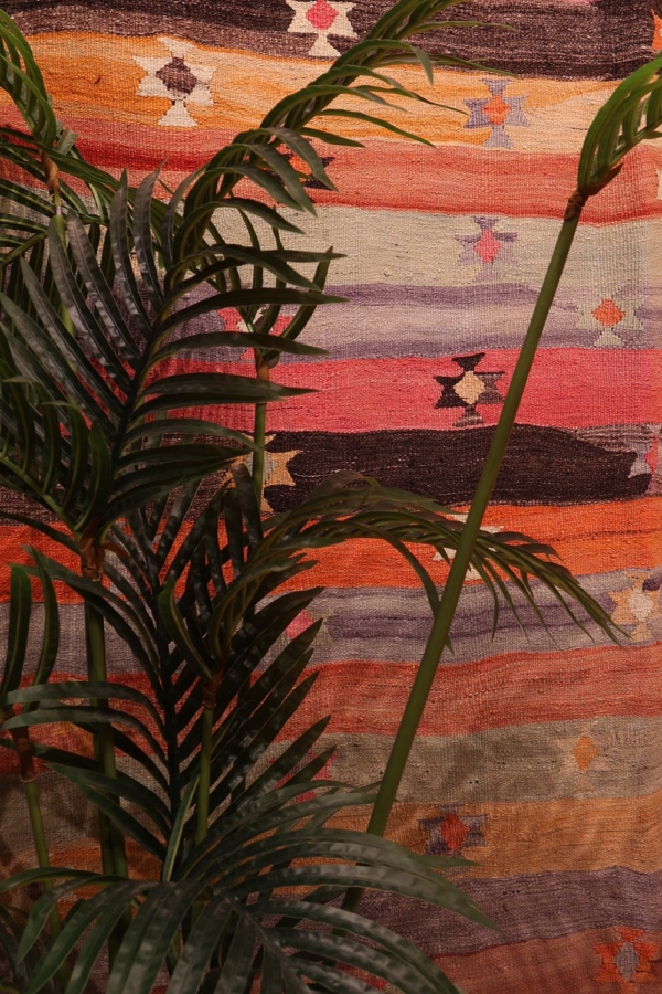 Kilim semi antiguo de Elmali, Turquía. 258x171 cms - Imagen 6