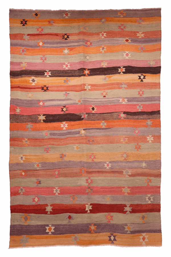 Kilim semi antiguo de Elmali, Turquía. 258x171 cms - Imagen 9