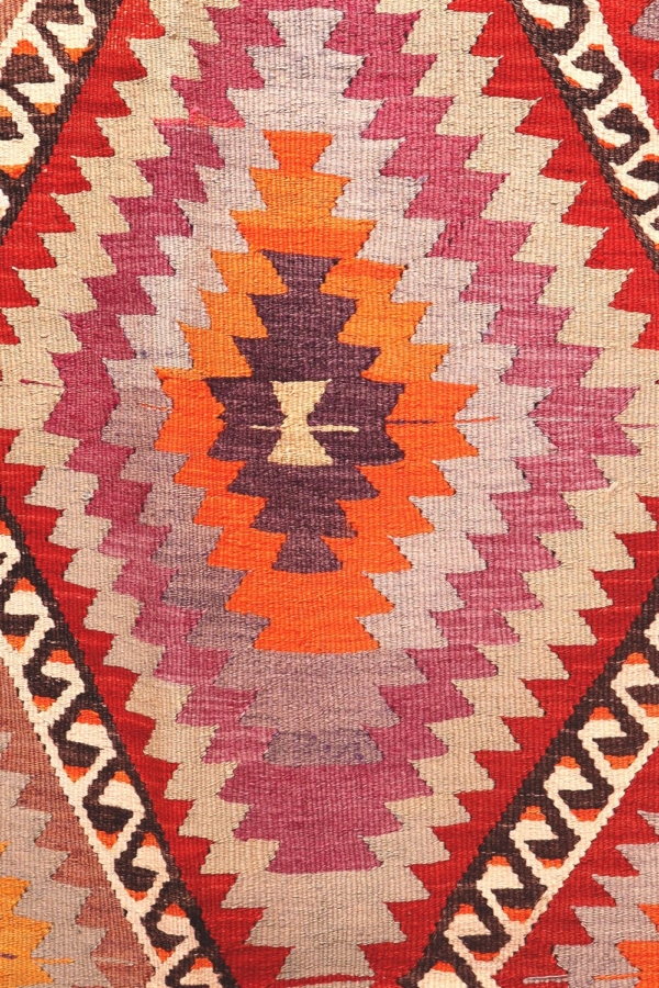 Kilim vintage de Sutlegen, Turquía. 257x198 cms - Imagen 4