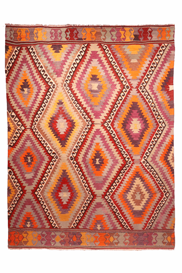 Kilim vintage de Sutlegen, Turquía. 257x198 cms - Imagen 7