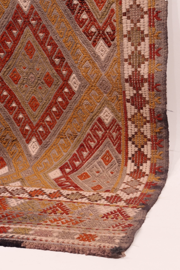 Semi-antique Demirdere kilim from Turkey. 245x163 cms - Image 7