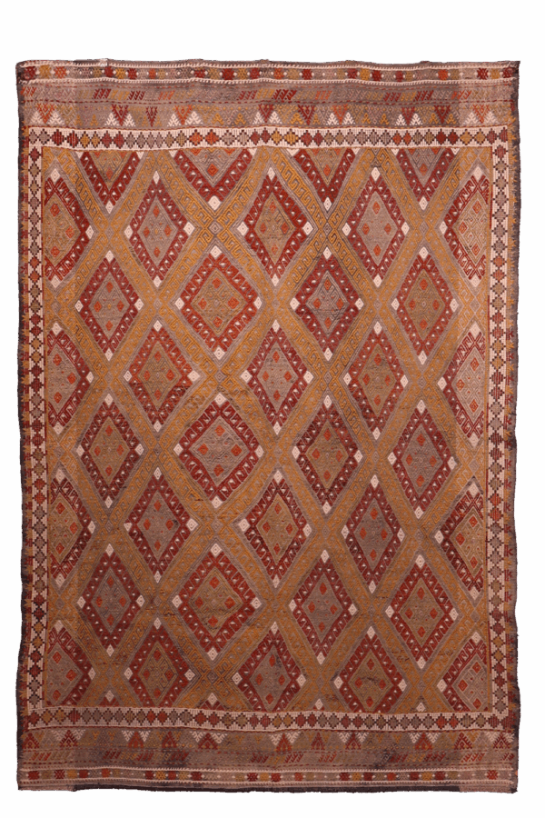 Semi-antique Demirdere kilim from Turkey. 245x163 cms - Image 8