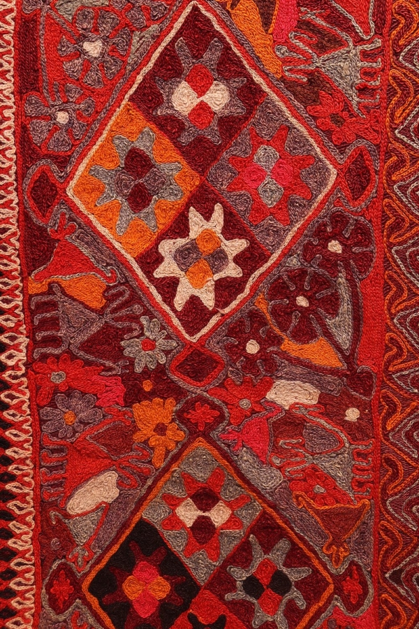 Semi-antique Marsh Arabs kilim from Irak. 265x171 cms - Image 3