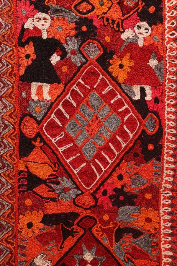 Semi-antique Marsh Arabs kilim from Irak. 265x171 cms - Image 6