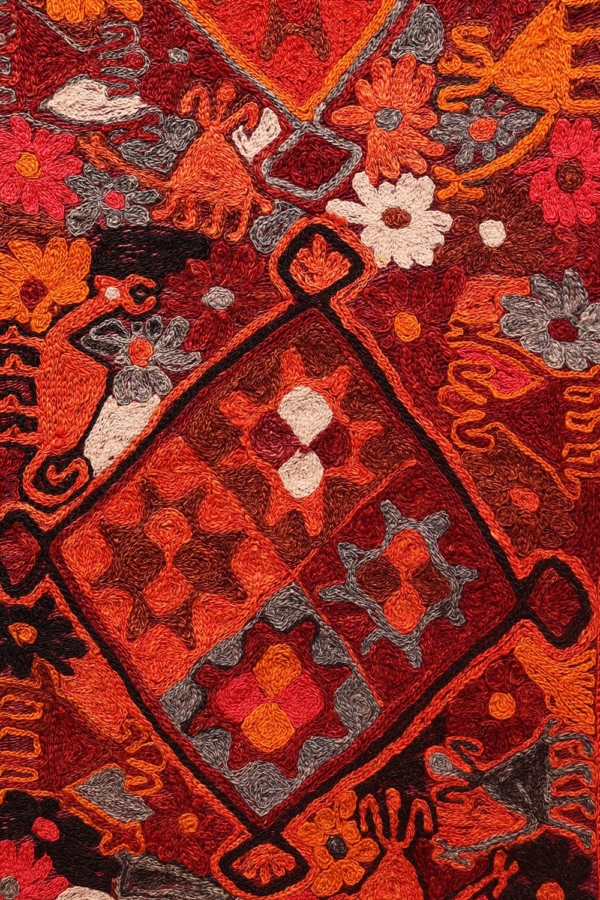 Semi-antique Marsh Arabs kilim from Irak. 265x171 cms - Image 10