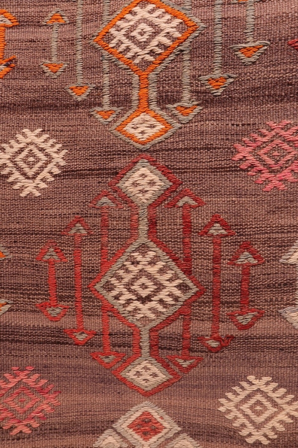 Semi-antique Canakkale kilim from Turkey. 240x167 cms - Image 3