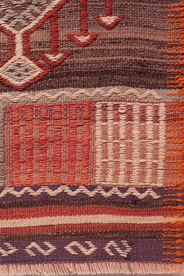 Semi-antique Canakkale kilim from Turkey. 240x167 cms - Image 5