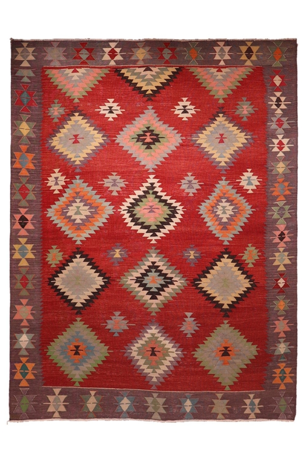Vintage Koprubasi kilim from Turkey. 270x200 cms - Image 2