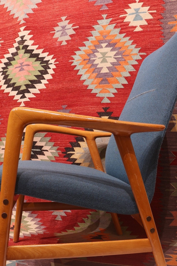 Vintage Koprubasi kilim from Turkey. 270x200 cms - Image 7