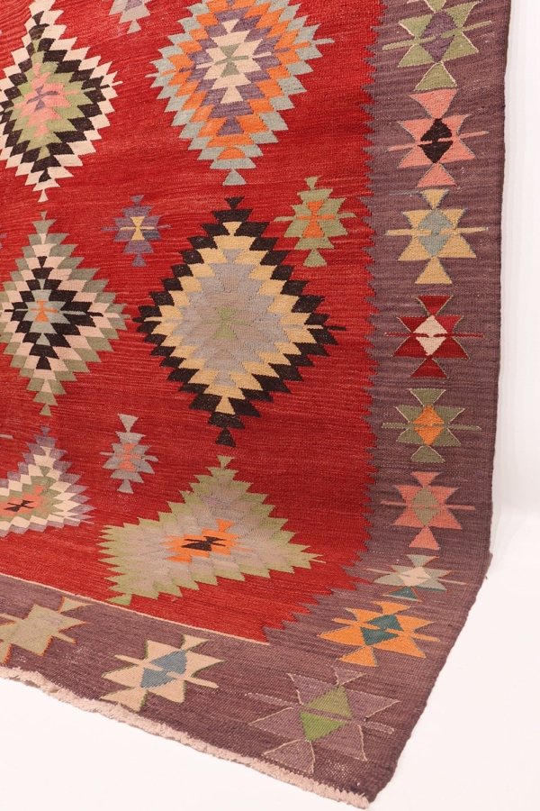 Vintage Koprubasi kilim from Turkey. 270x200 cms - Image 8