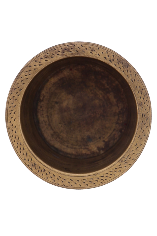 Antique panchpatra from India. 9Ø x 8 cms - Image 2