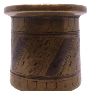 Antique panchpatra from India. 8,7Ø x 8 cms