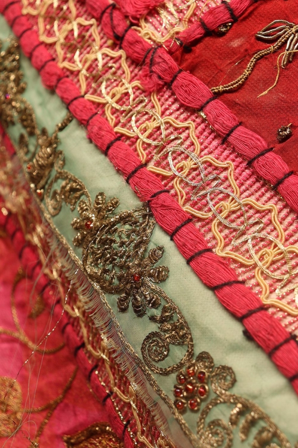 Antique textile from India. 145x100 cms - Image 6