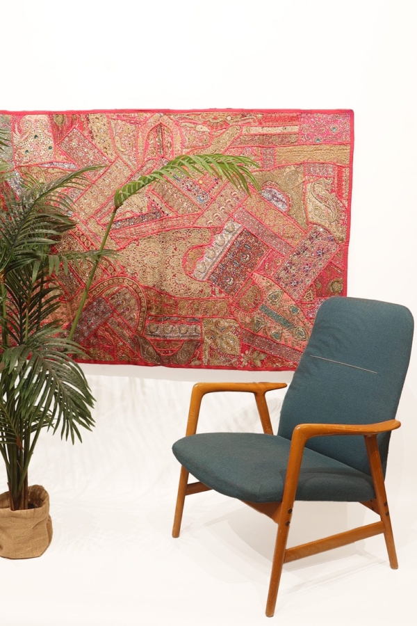 Textil antiguo de la India. 149x103 cms