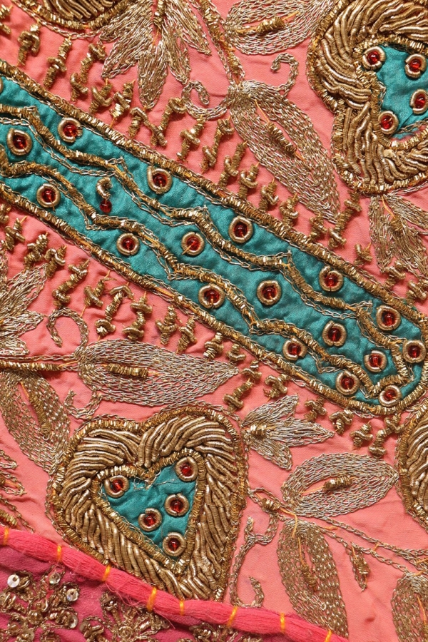 Textil antiguo de la India. 149x103 cms - Imagen 4