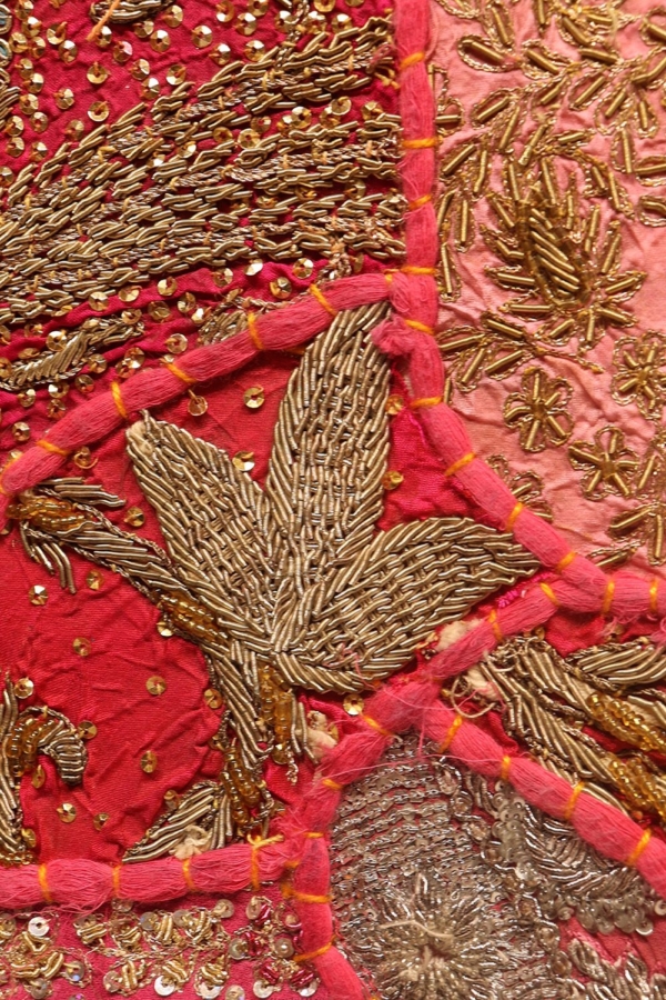 Textil antiguo de la India. 149x103 cms - Imagen 5