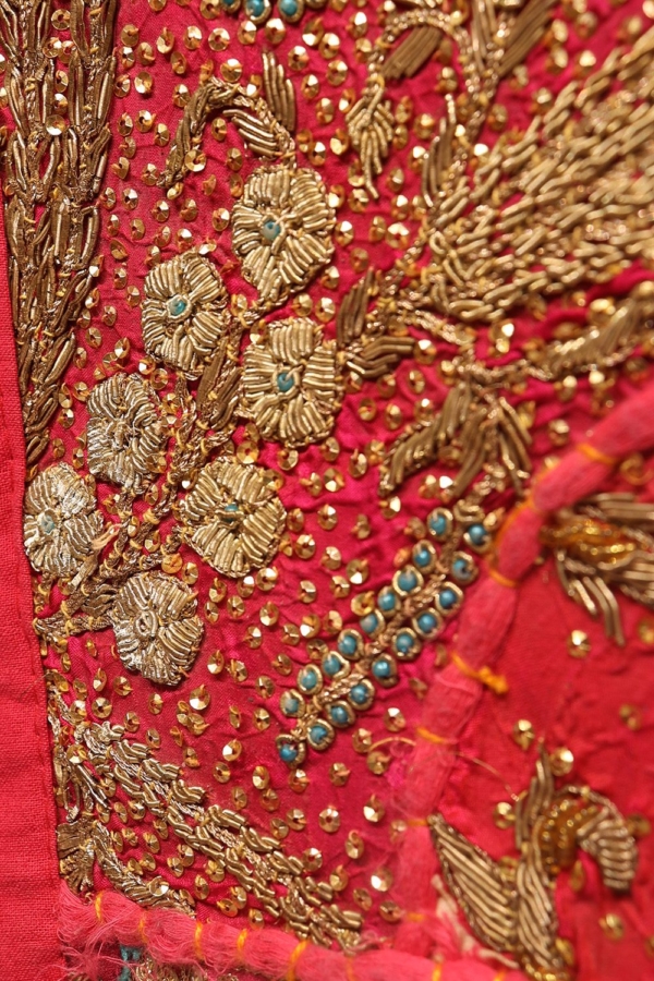 Textil antiguo de la India. 149x103 cms - Imagen 8