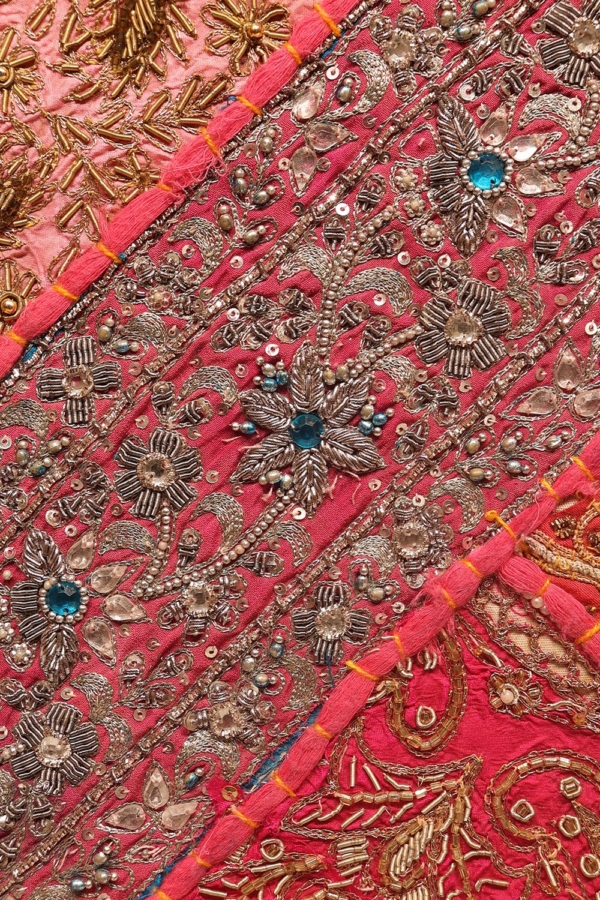 Textil antiguo de la India. 149x103 cms - Imagen 9