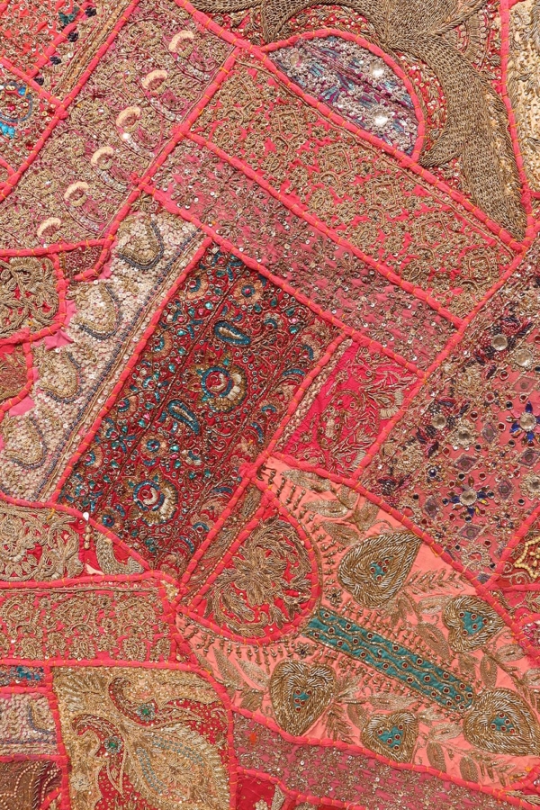 Textil antiguo de la India. 149x103 cms - Imagen 10