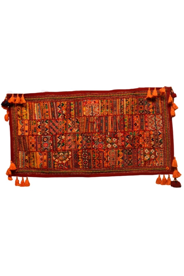 Vintage textile from India. 125x65 cms - Image 2