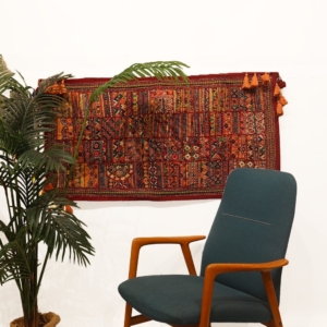 Textil vintage de India. 125x65 cms