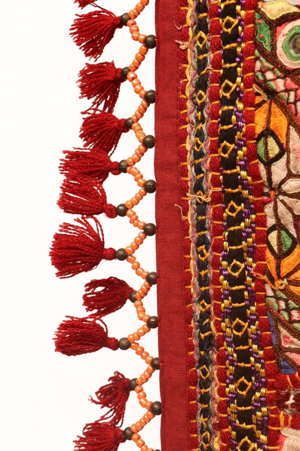 Vintage textile from India. 60x60 cms - Image 4